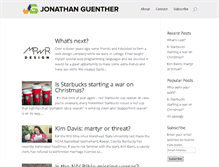 Tablet Screenshot of jonathanguenther.com